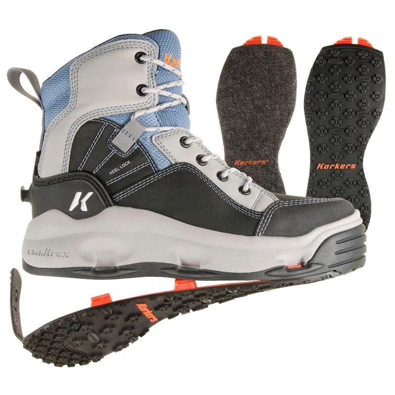 Korkers Buckskin Mary Women's Wading Boot - Felt & Kling-On Soles 3 Korkers Buckskin Mary Women's Wading Boot - Felt & Kling-On Soles